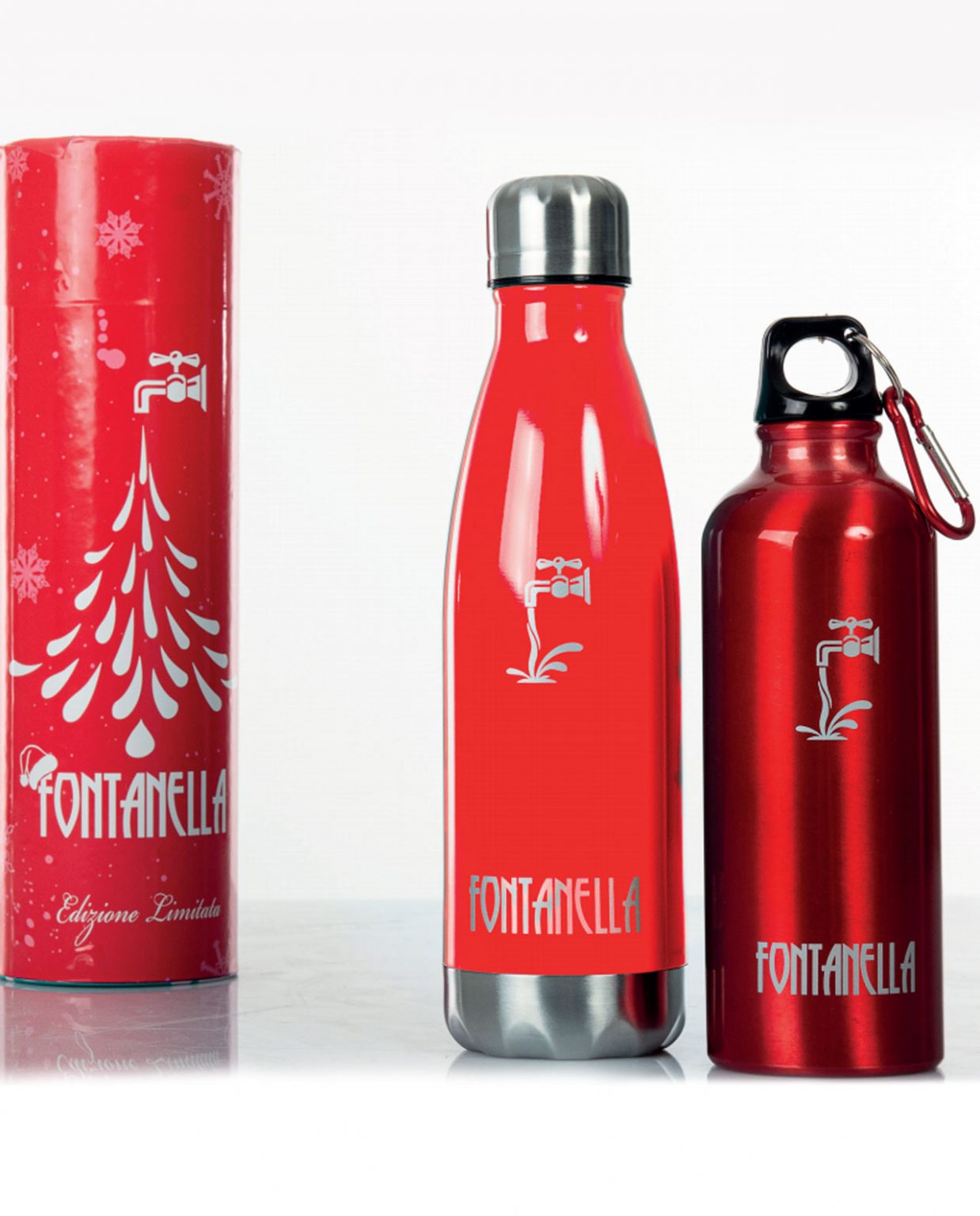 BORRACCIA IN ALLUMINIO CON TAPPO IN PLASTICA 650 ML LOGO FIORENTINA | Giemme Store