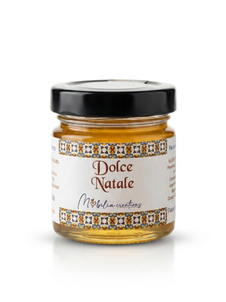 Creme spalmabili con etichetta natalizia