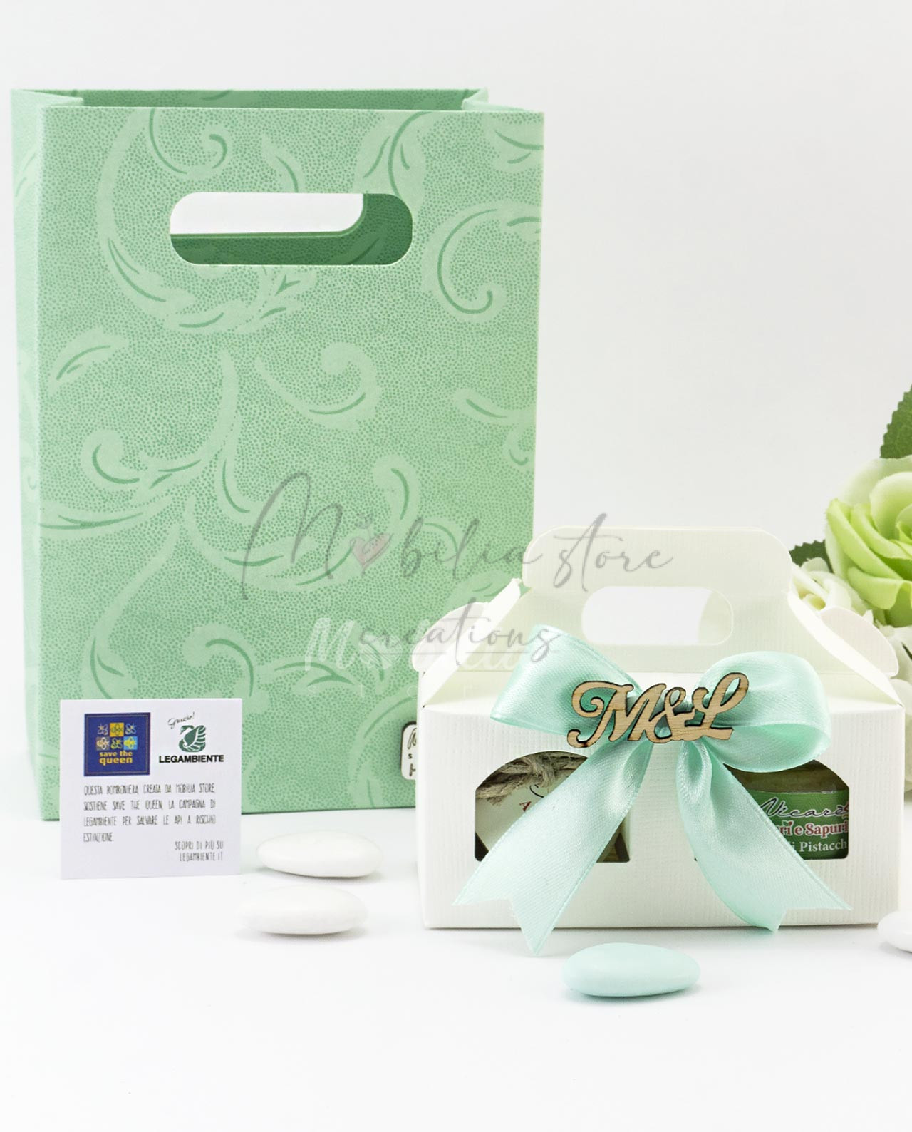 Bomboniera Legambiente creme spalmabili con scritta personalizzabile - immagine 11