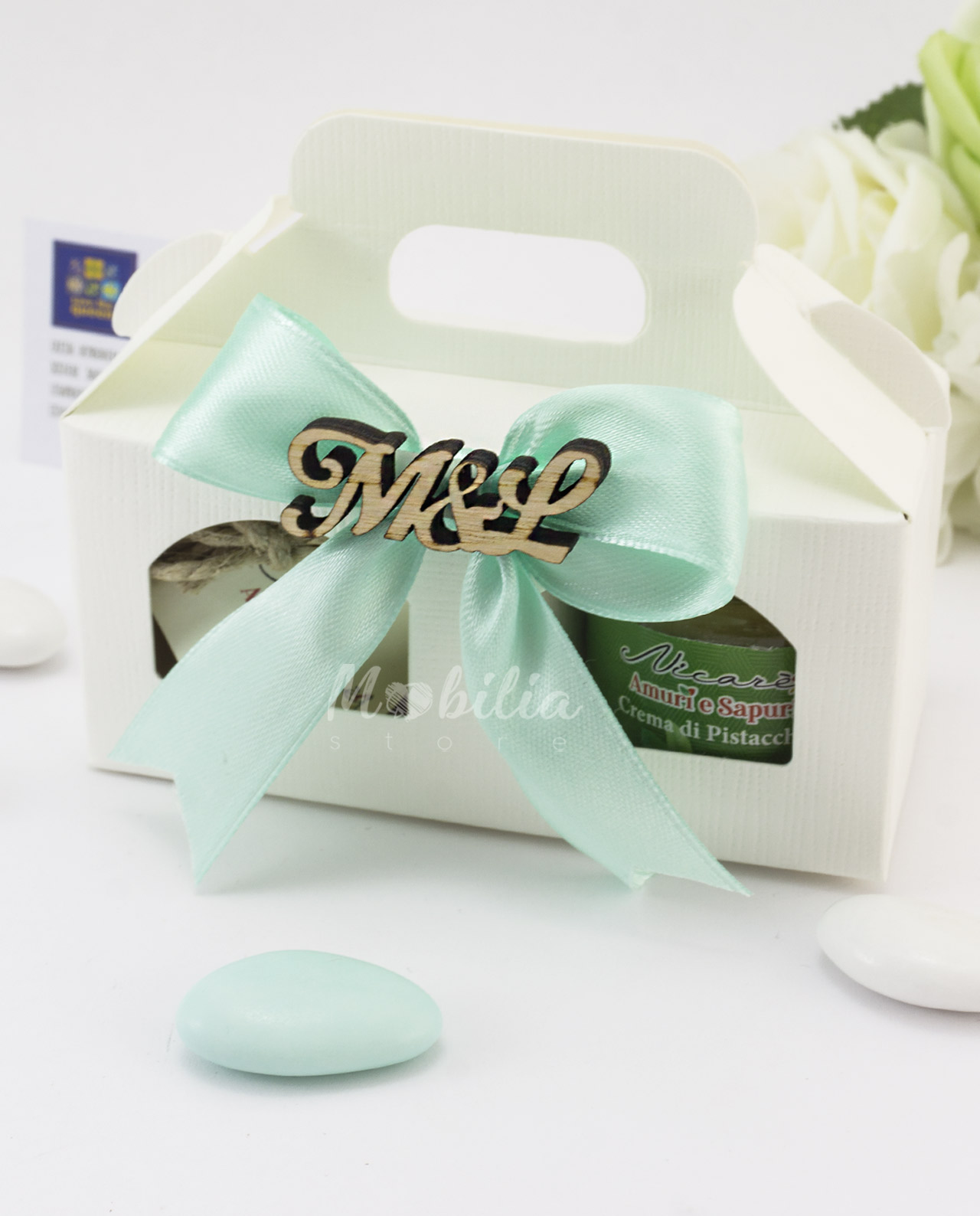 Segnaposto Legambiente creme spalmabili con scritta personalizzabile - immagine 2