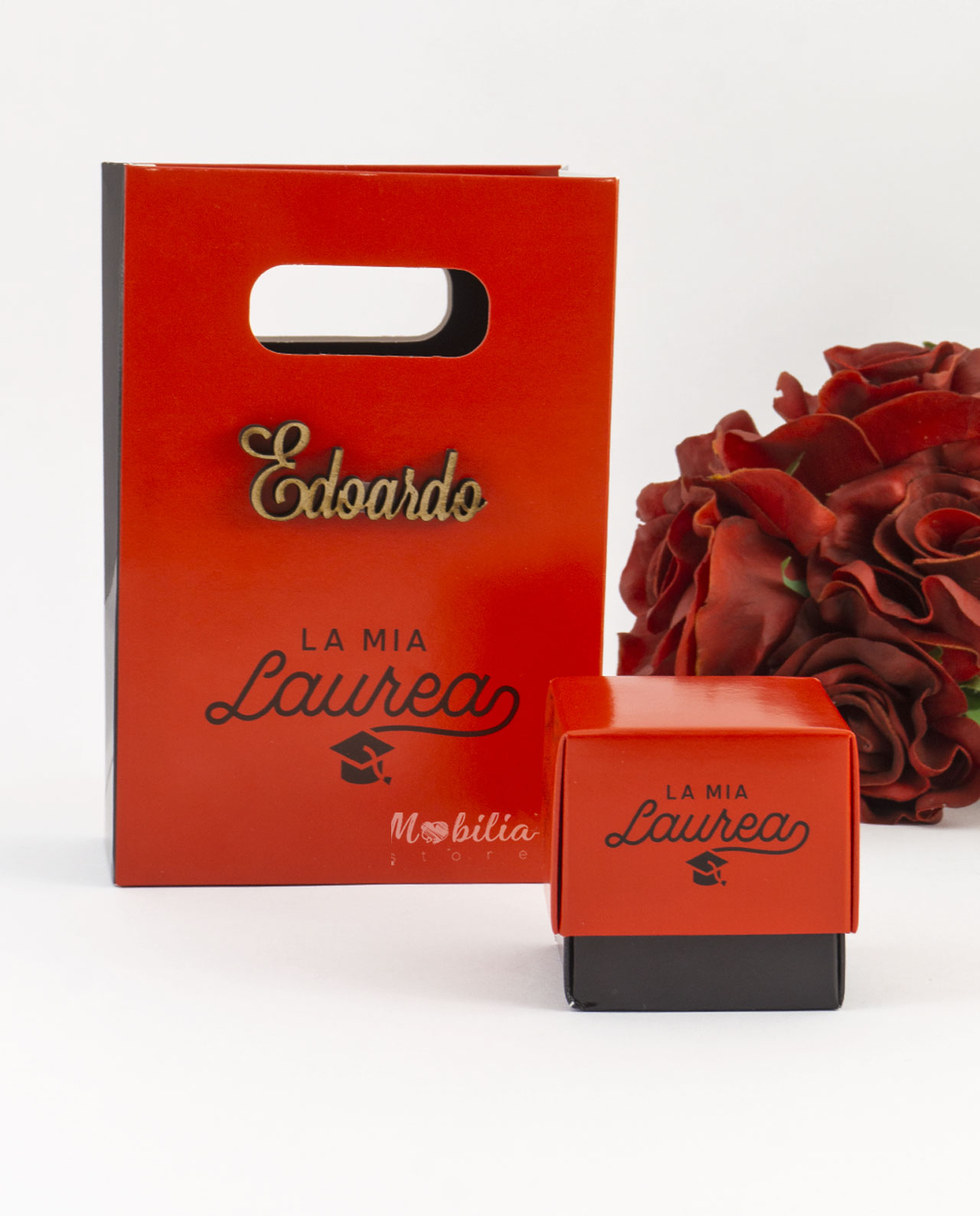 Bomboniera Legambiente creme spalmabili con scritta personalizzata e bag laurea - immagine 11