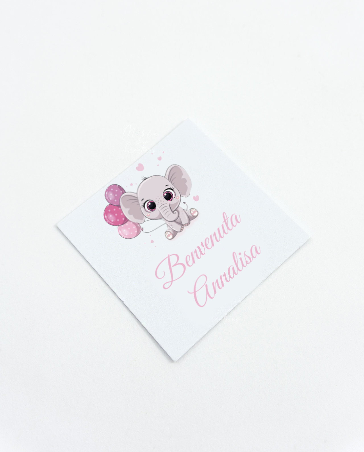 Bomboniera Casetta rosa con provetta assortita - immagine 6