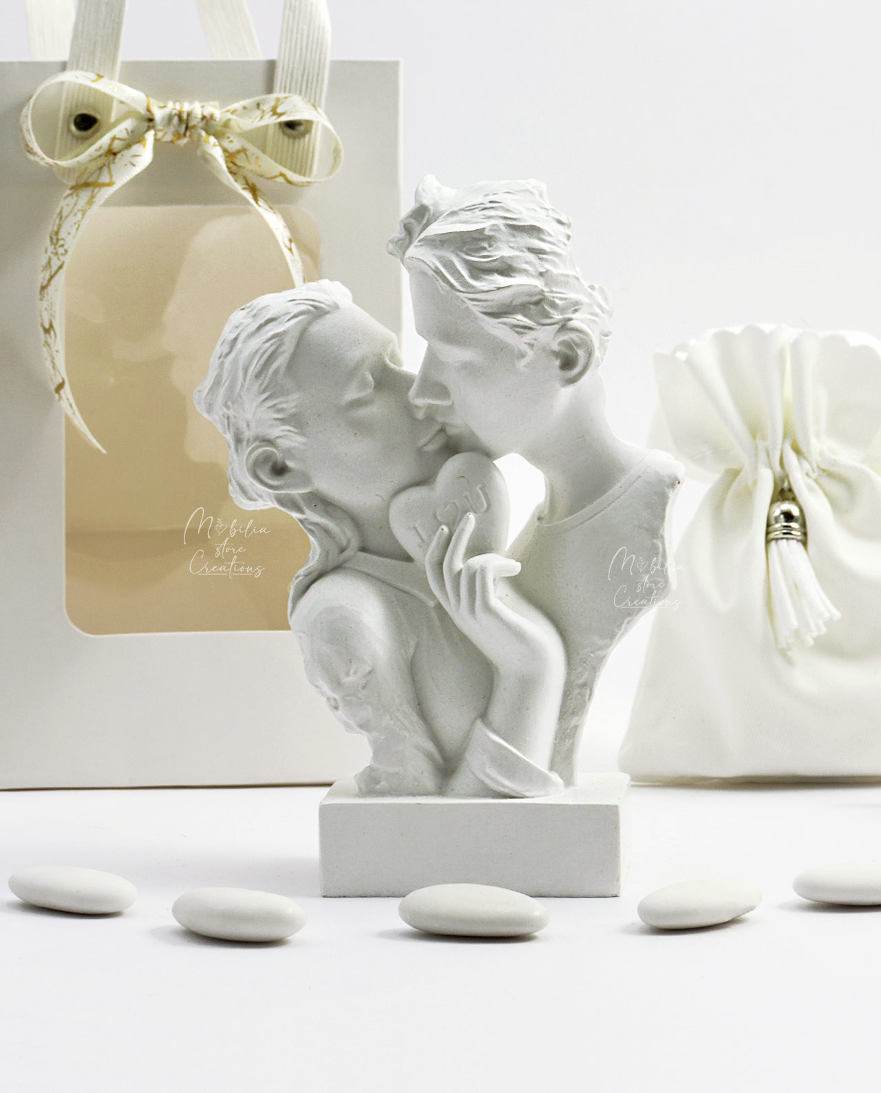 Bomboniera scultura coppia sposi