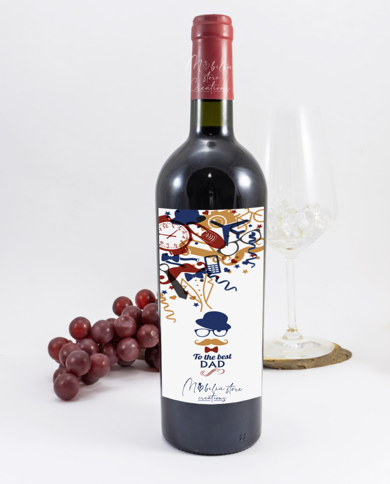 Idea regalo festa del papà bottiglia vino siciliano
