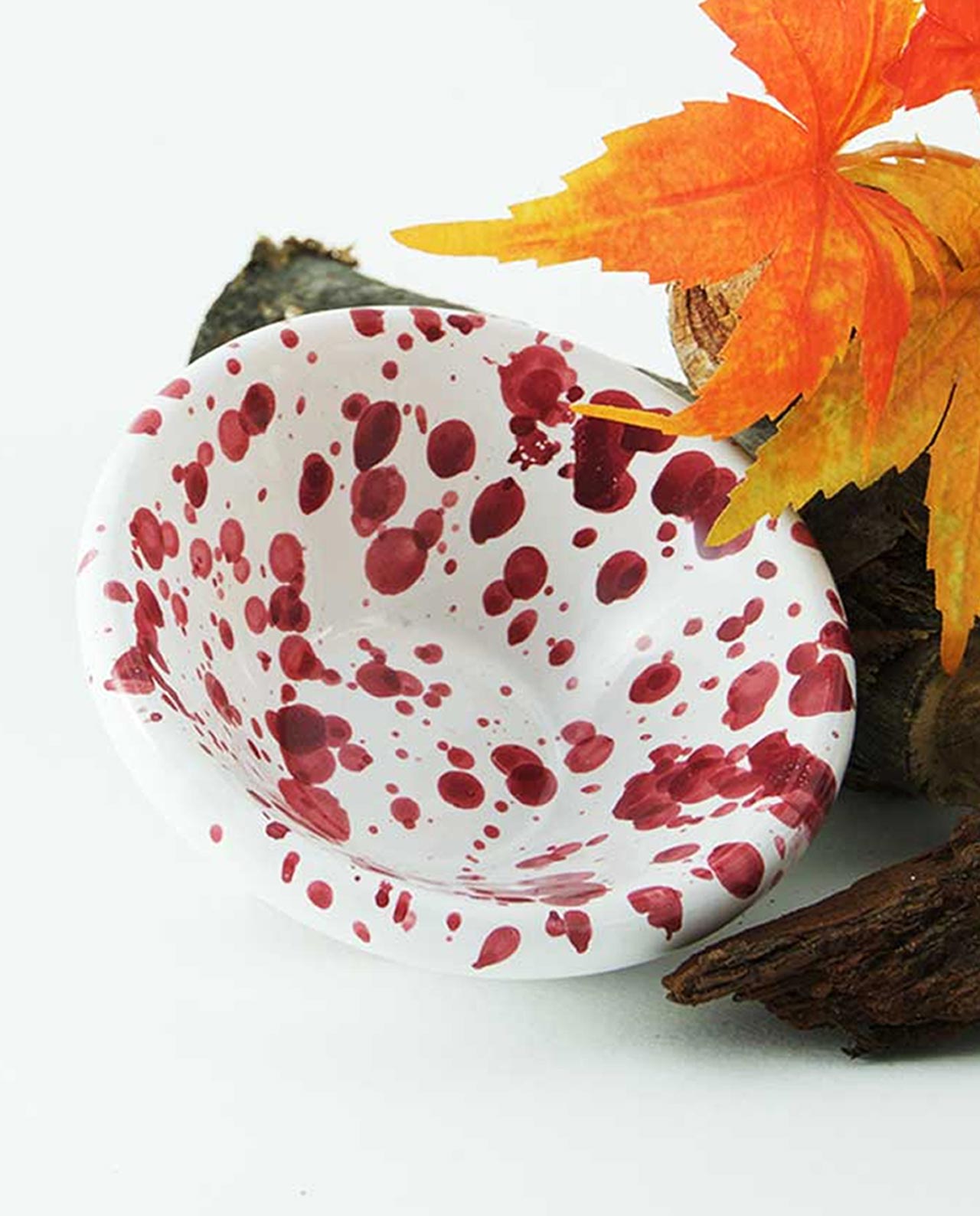 Vaso ceramica siciliana screziato rosso ramina varie misure