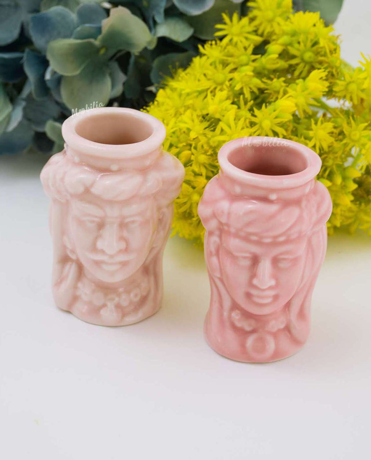 Teste di moro porcellana rosa