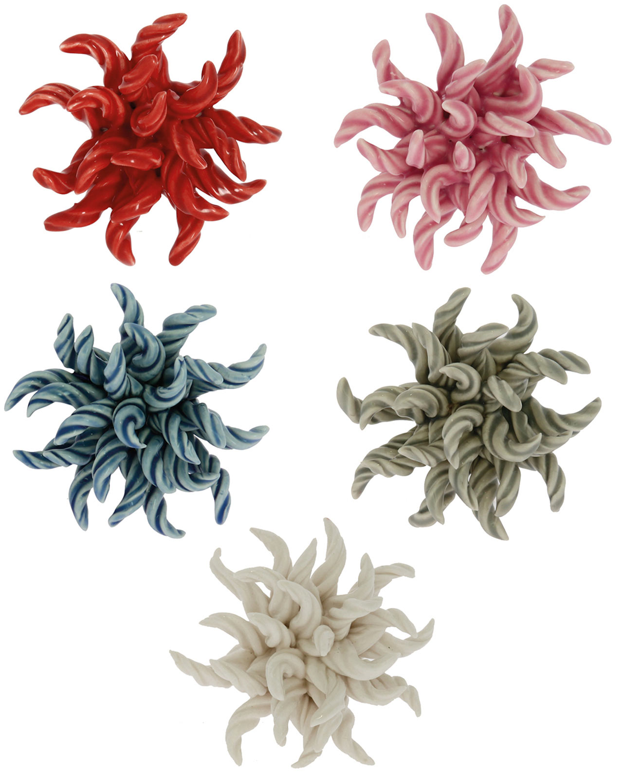 Corallo ricciolo porcellana per bomboniere vari colori