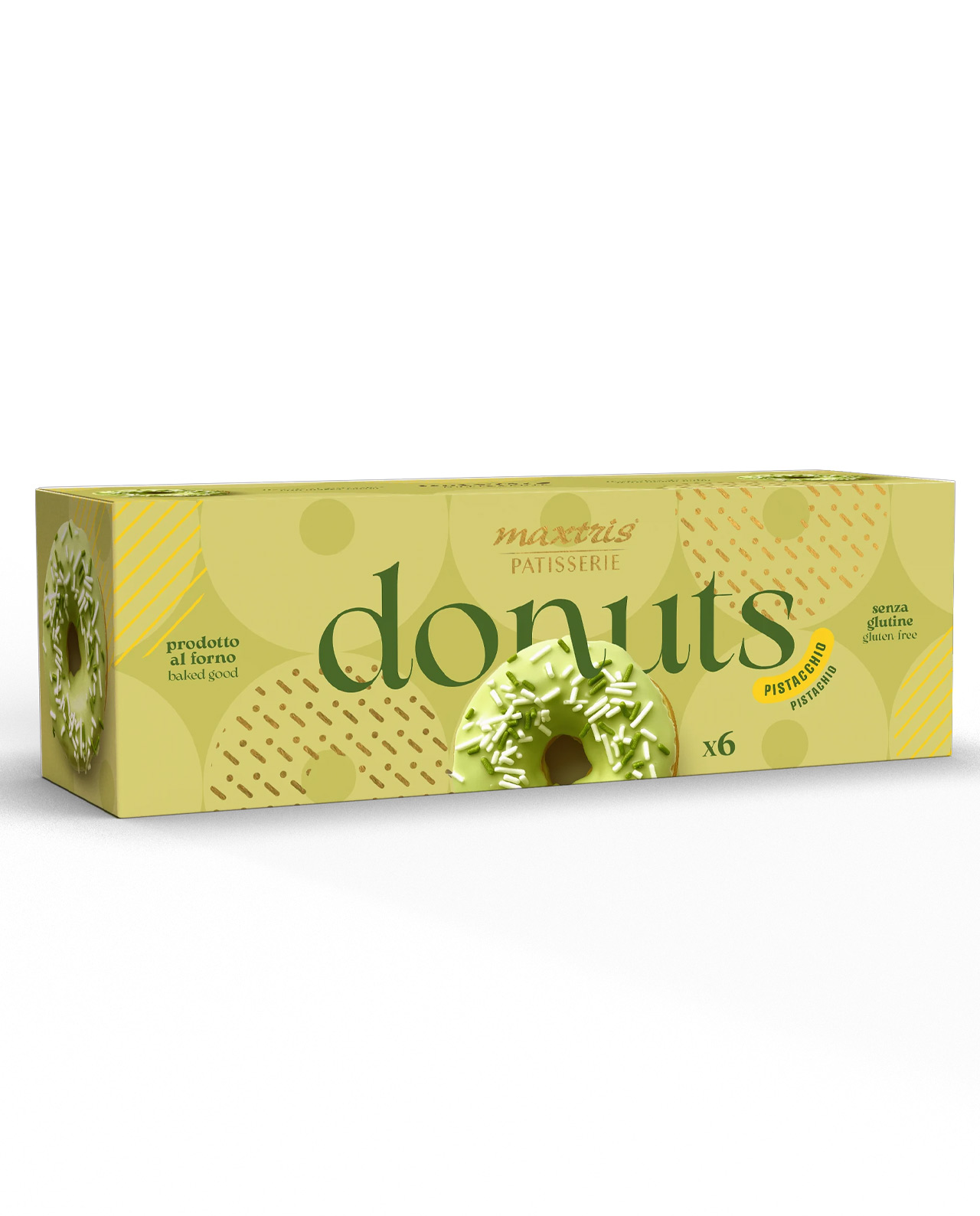 Donuts al pistacchio Maxtris 6 pz