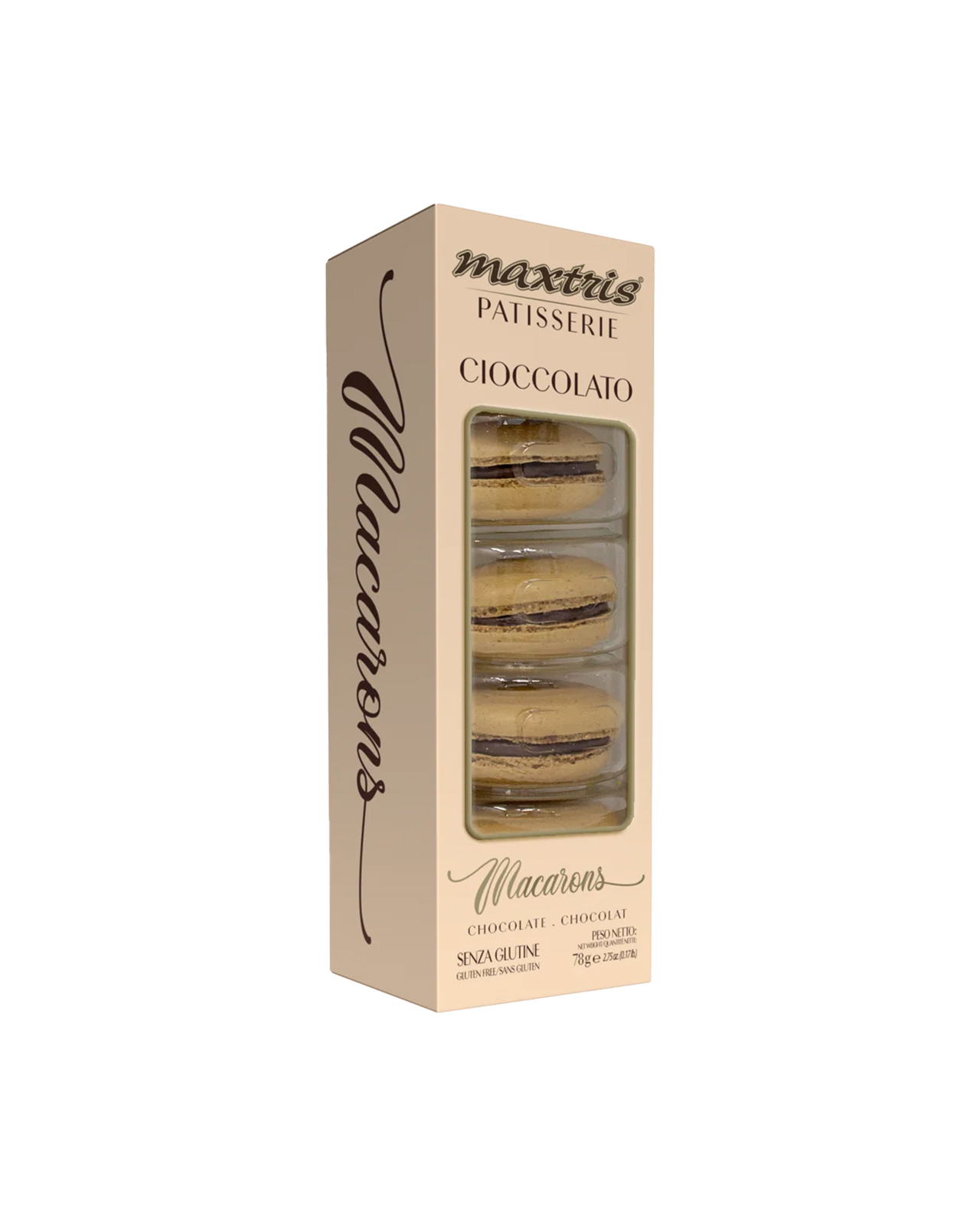 Macarons al cioccolato Maxtris 5 pz