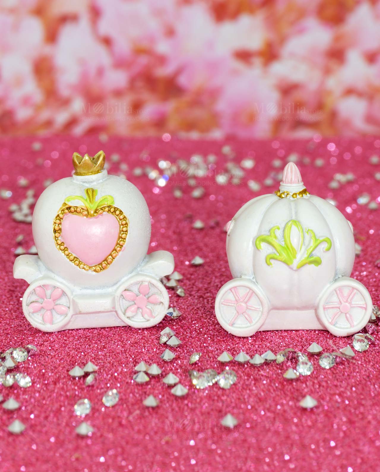Magnete carrozza rosa 2 assortiti
