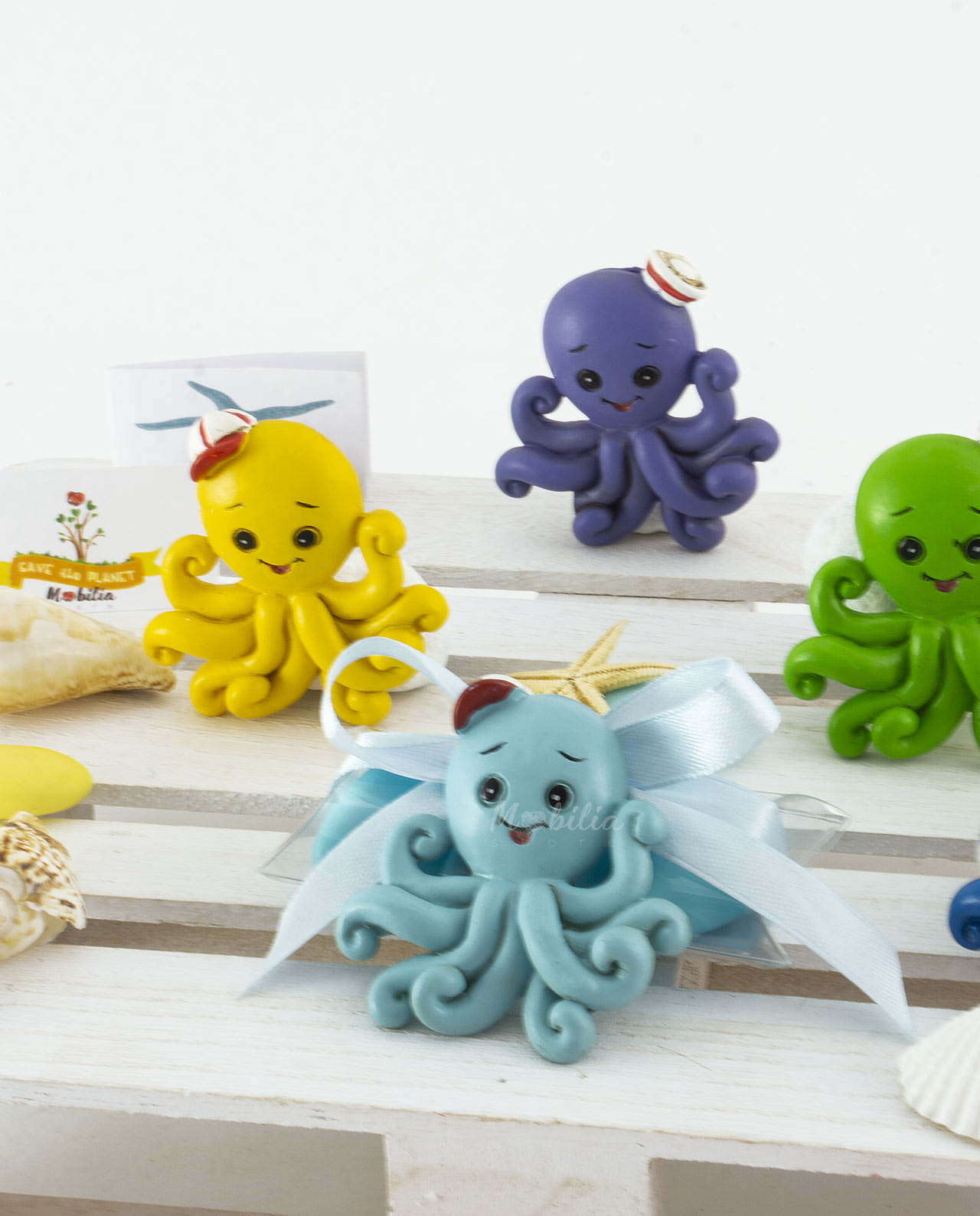 Magnete polipo assortito confezionato su tubicino - immagine 8