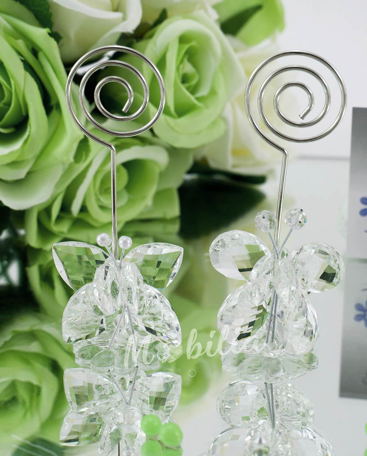 Memoclip farfalla cristallo Swarovski Tufano varie forme