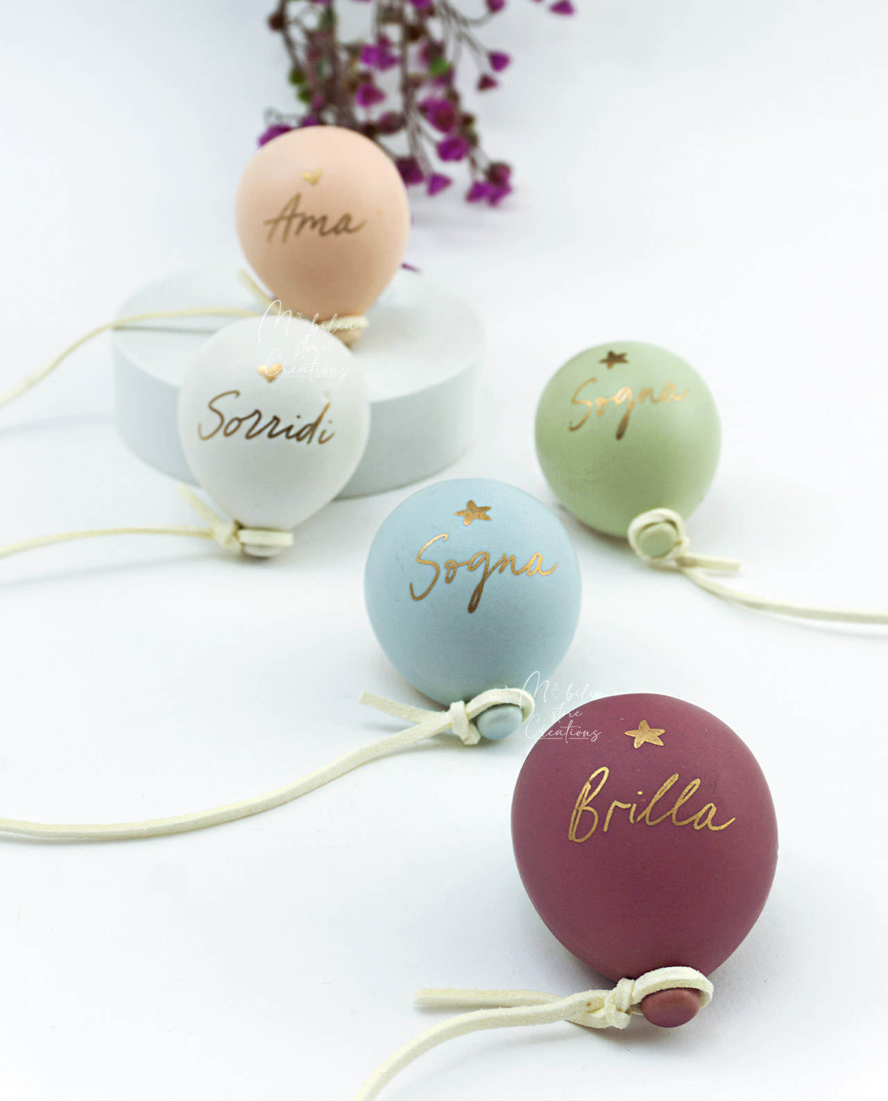 Magnete palloncino satinato AD Emozioni vari colori