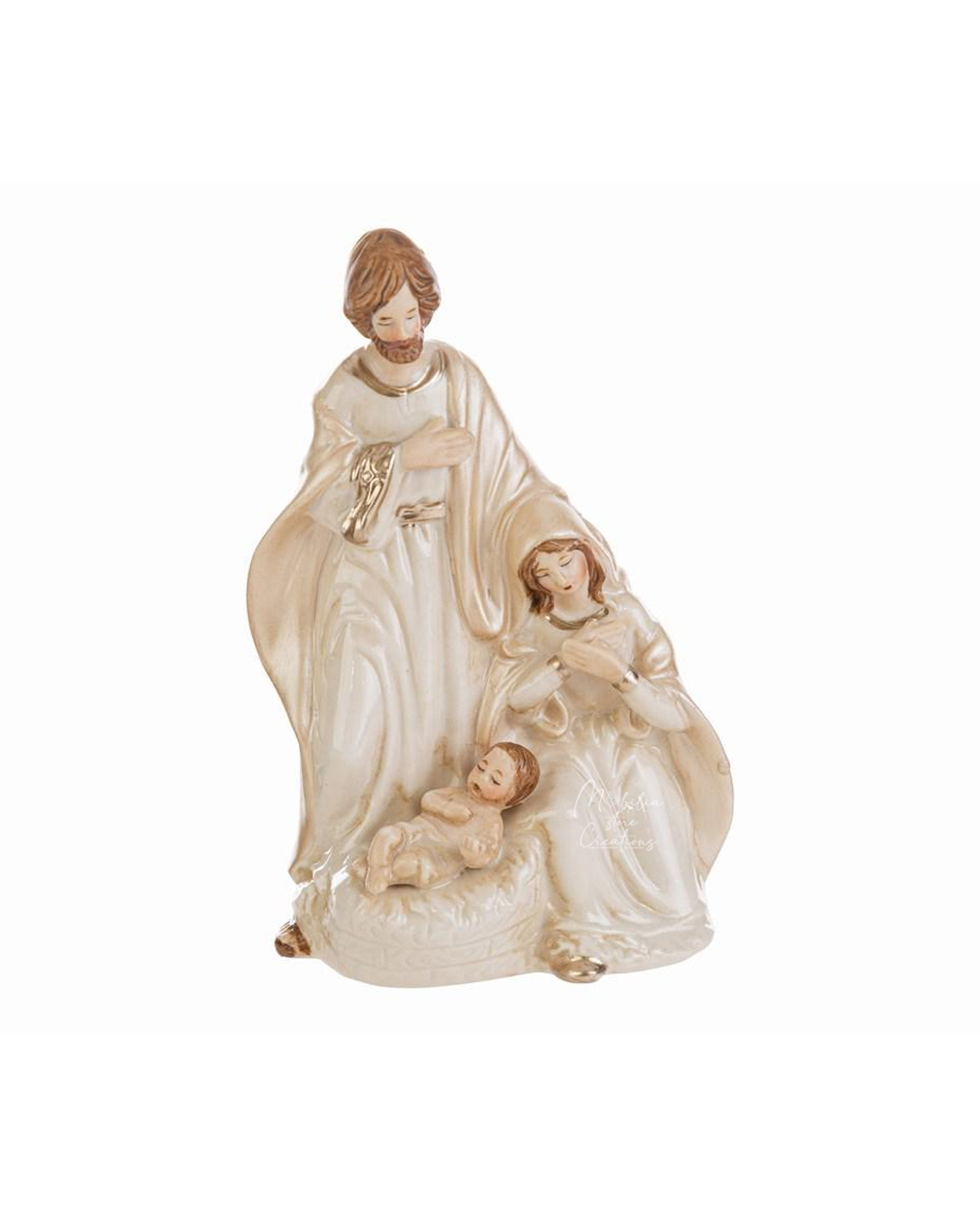 Statuetta natività in porcellana