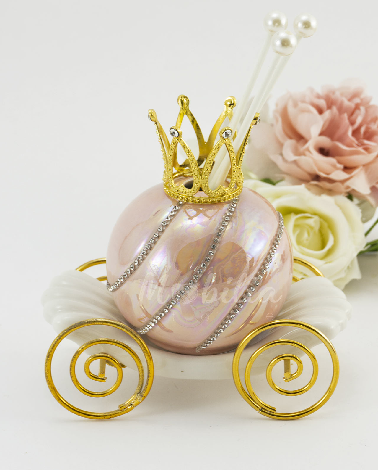 Carrozza profumatore con strass grande