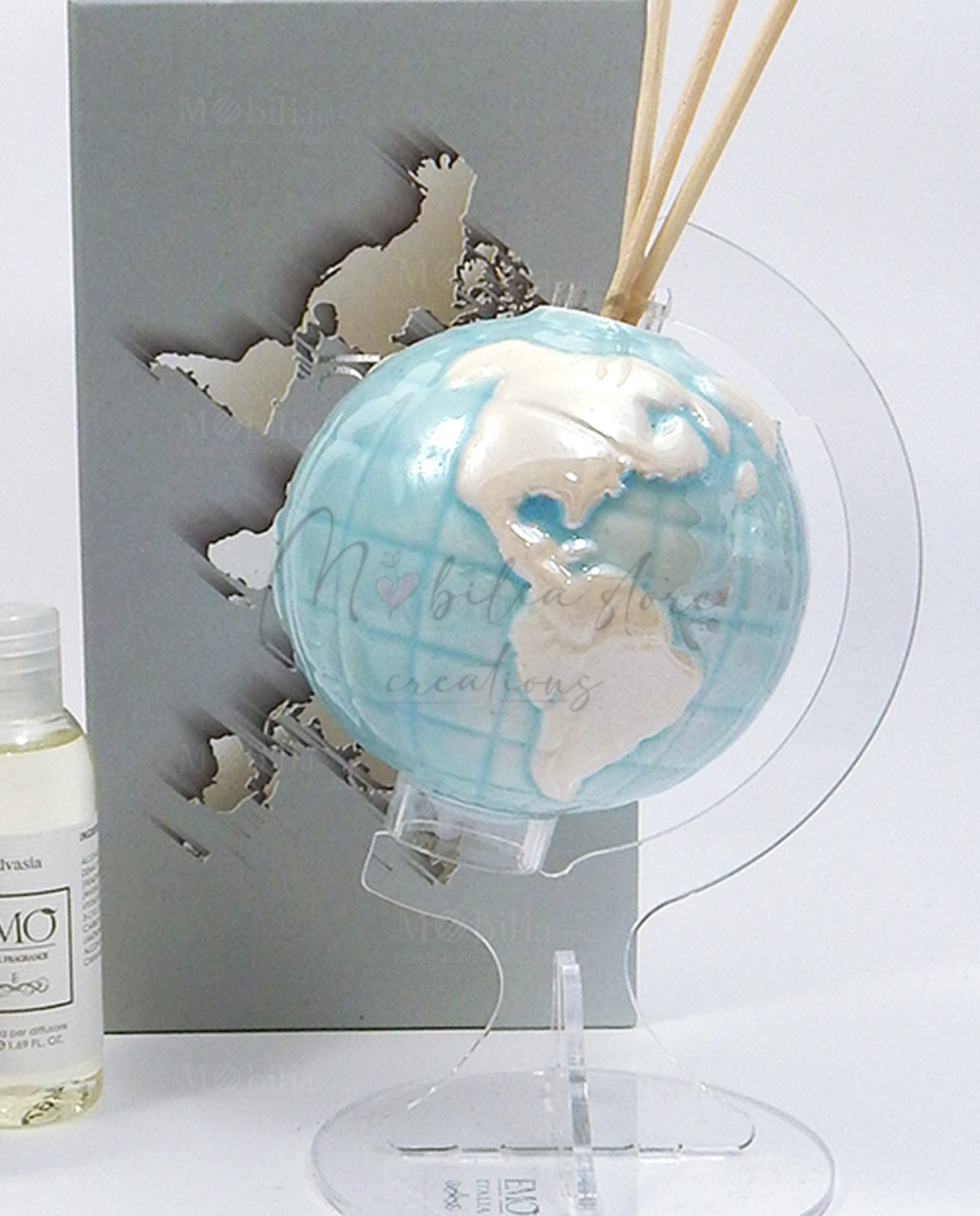 profumatore mappamondo azzurro emò linea continental