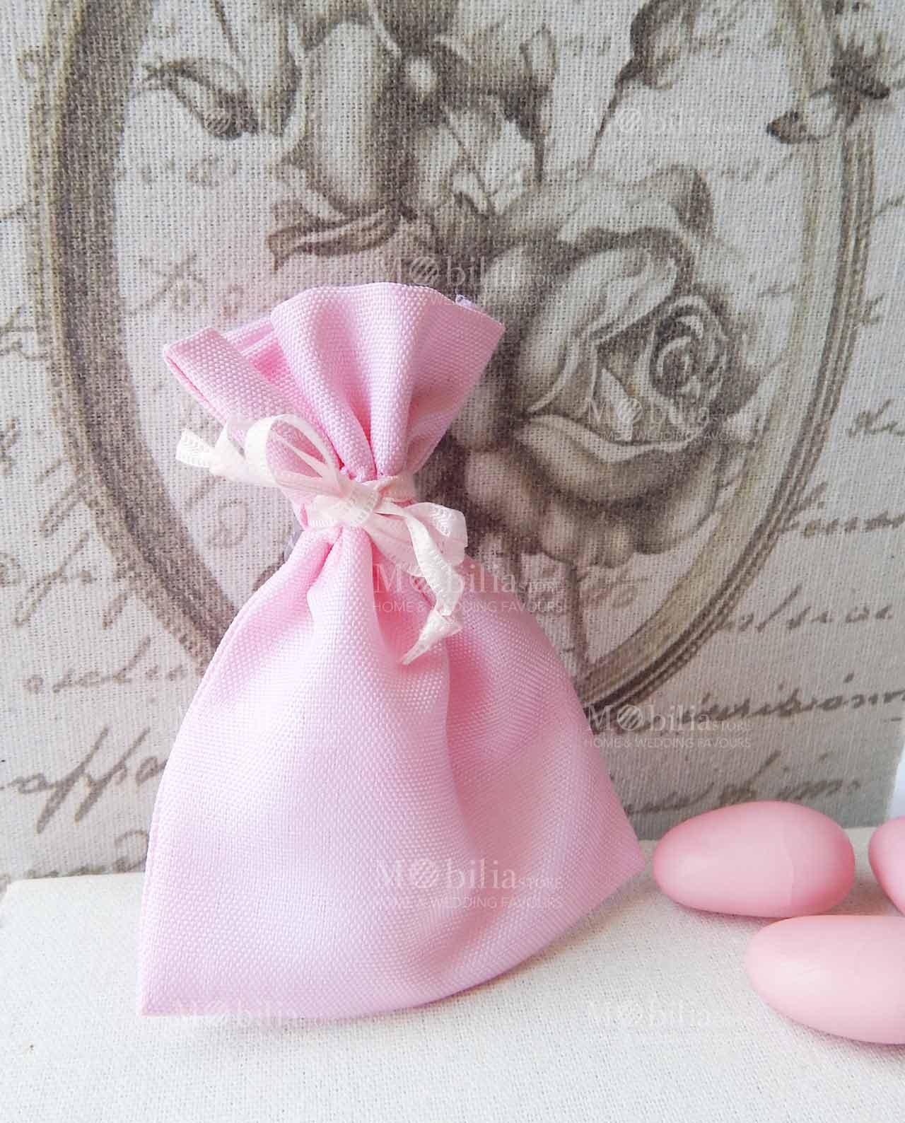 sacchettini portaconfetti rosa k103