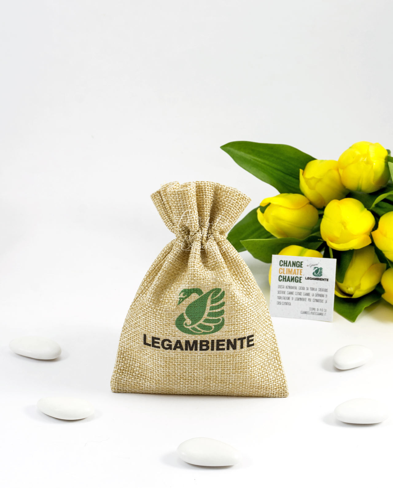 Sacchetto solidale Legambiente con confetti Linea Special