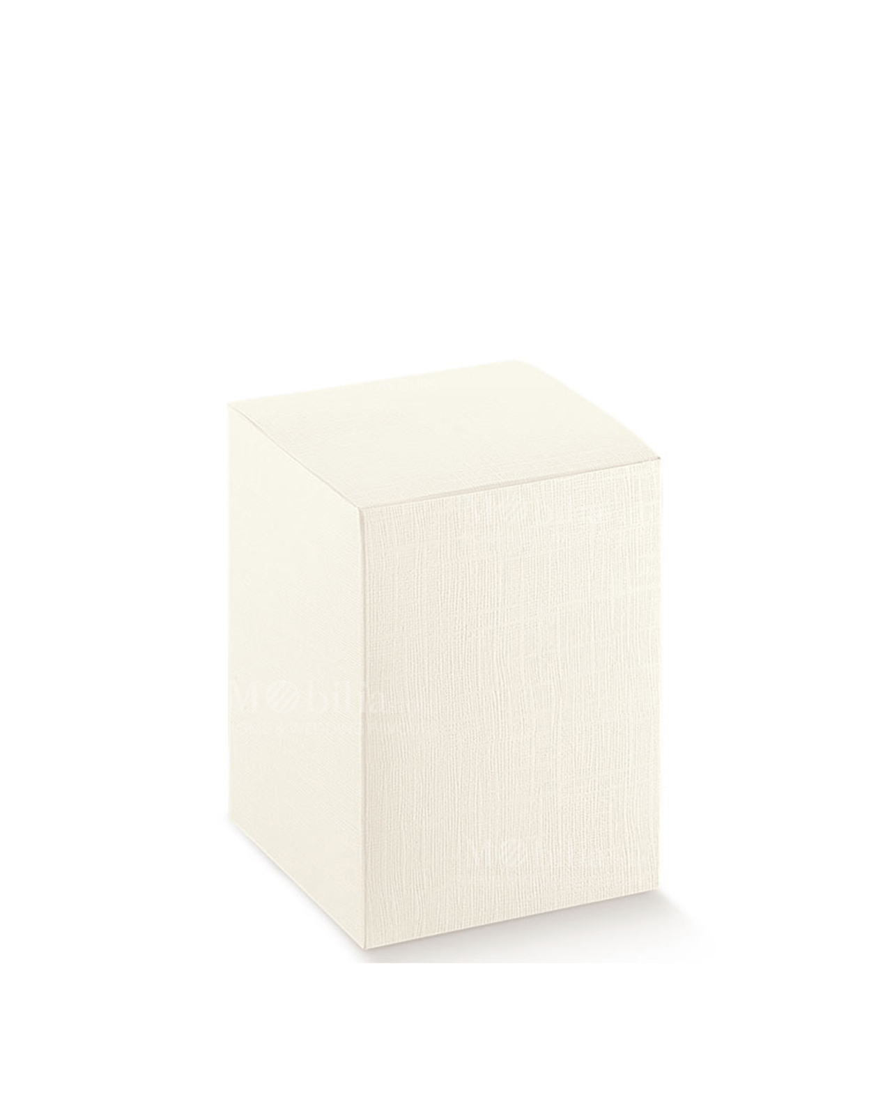 Scatola bianca per bomboniere rettangolare - 8 X 8 X 13 cm
