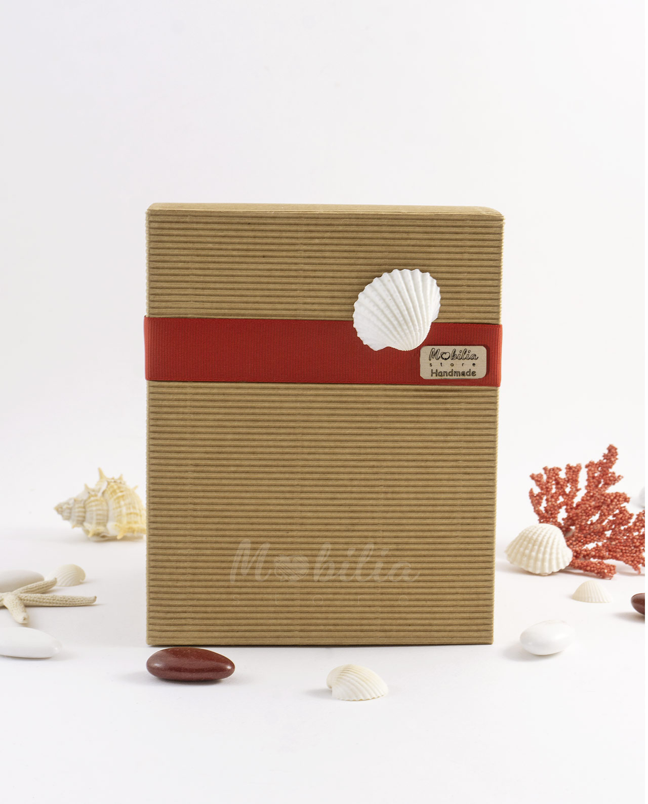 Bomboniera AMI Love is ... corallo rosso in ceramica artigianale varie misure - immagine 8