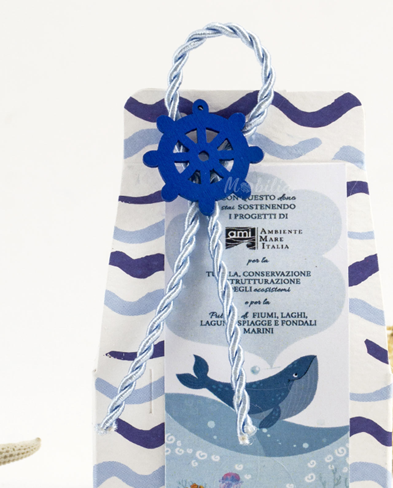 Bomboniera AMI Love is ... tartaruga blu in ceramica artigianale - immagine 11