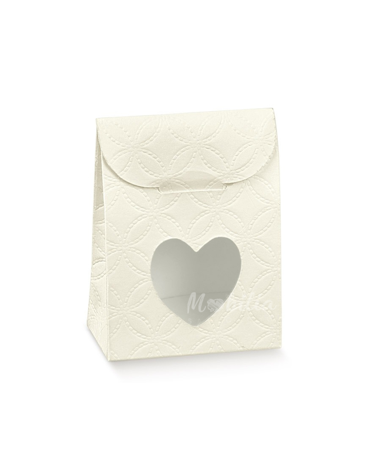 Scatola bustina matelassรจ con cuore