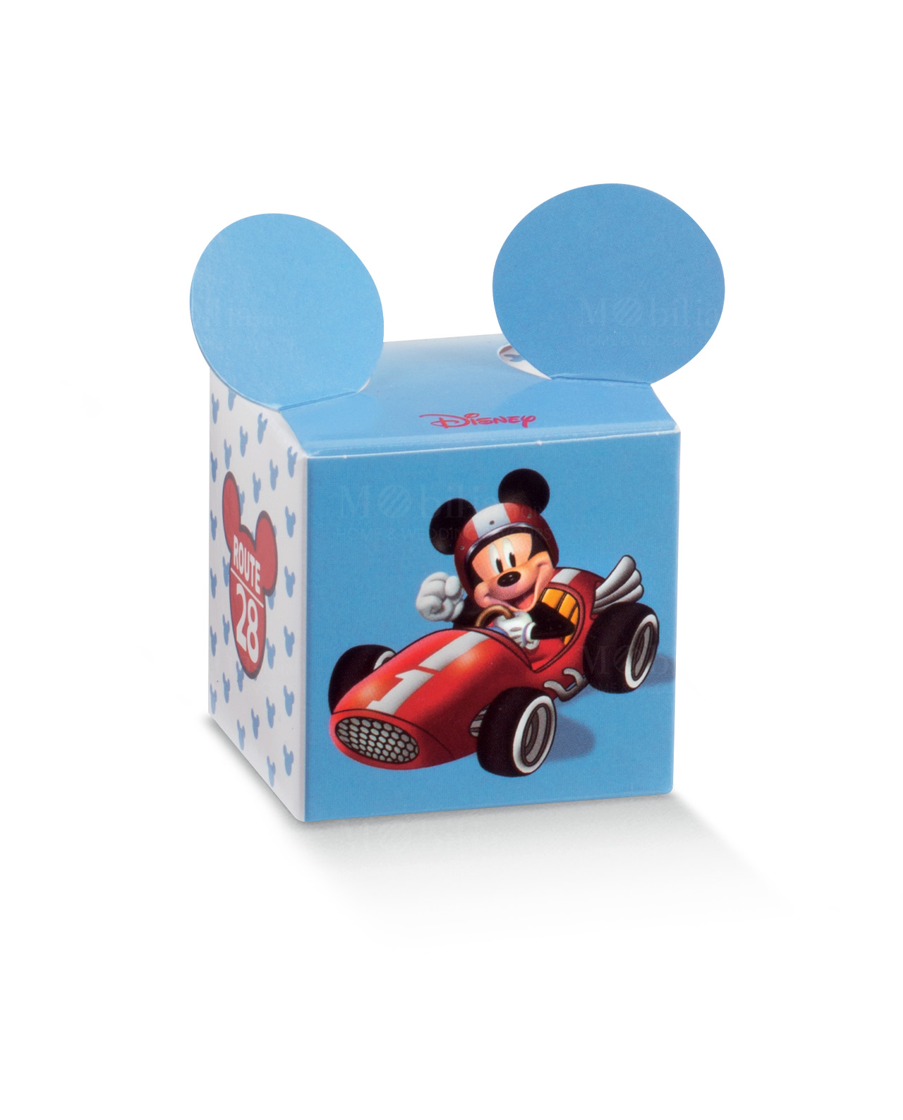 Scatola portaconfetti cubo Mickey go Disney