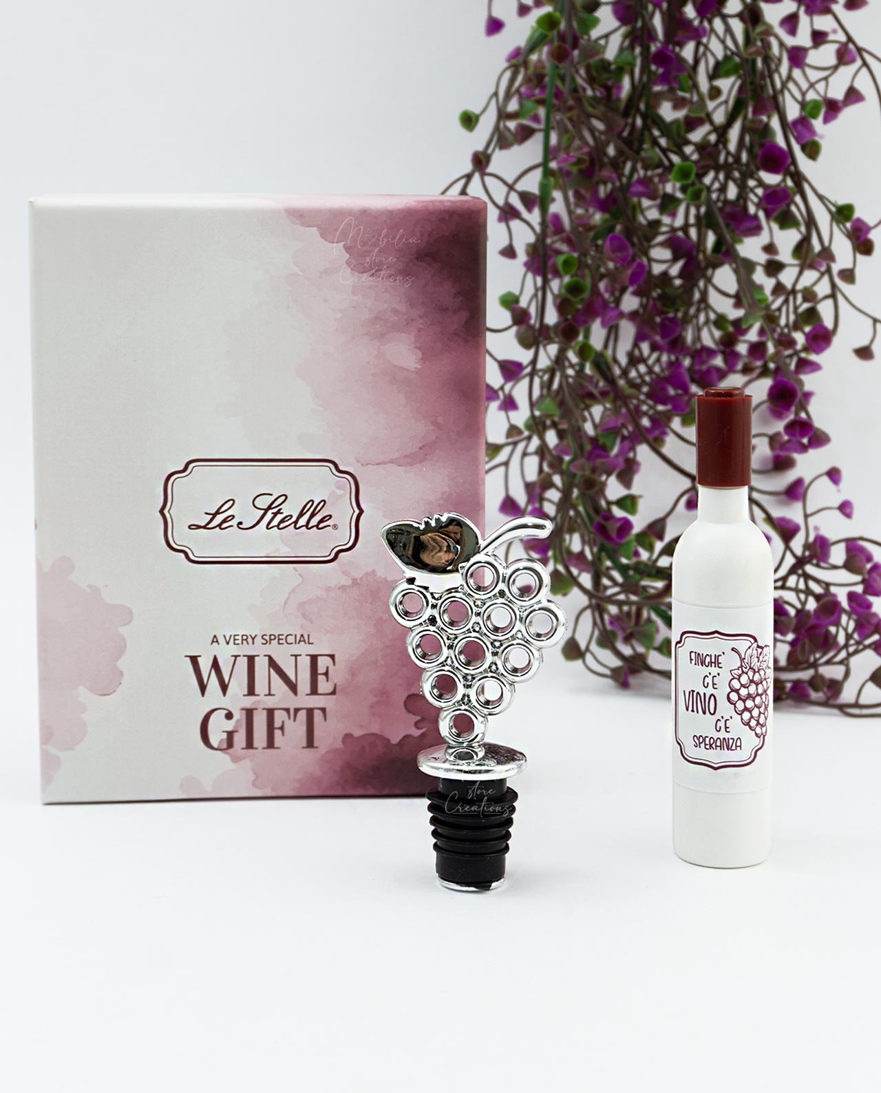 Set da vino 2 pezzi
