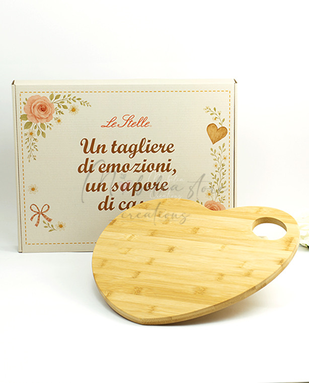 Tagliere cuore in legno