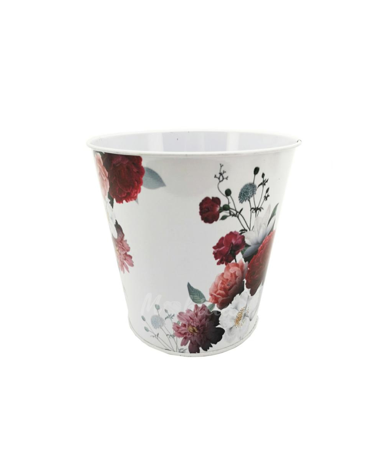 Vaso in latta con rose varie misure