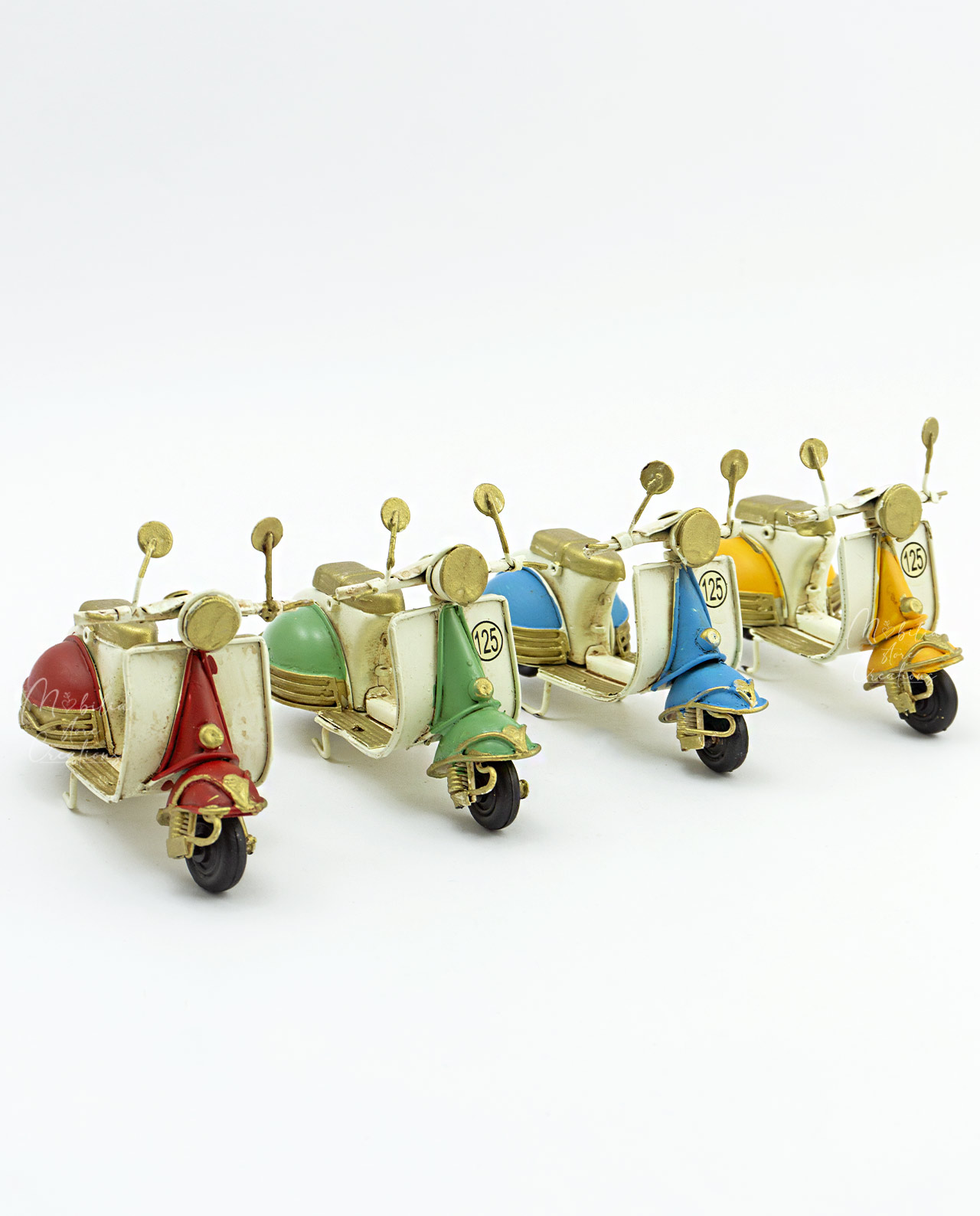 Bomboniera Vespa in metallo vintage piccola - immagine 2