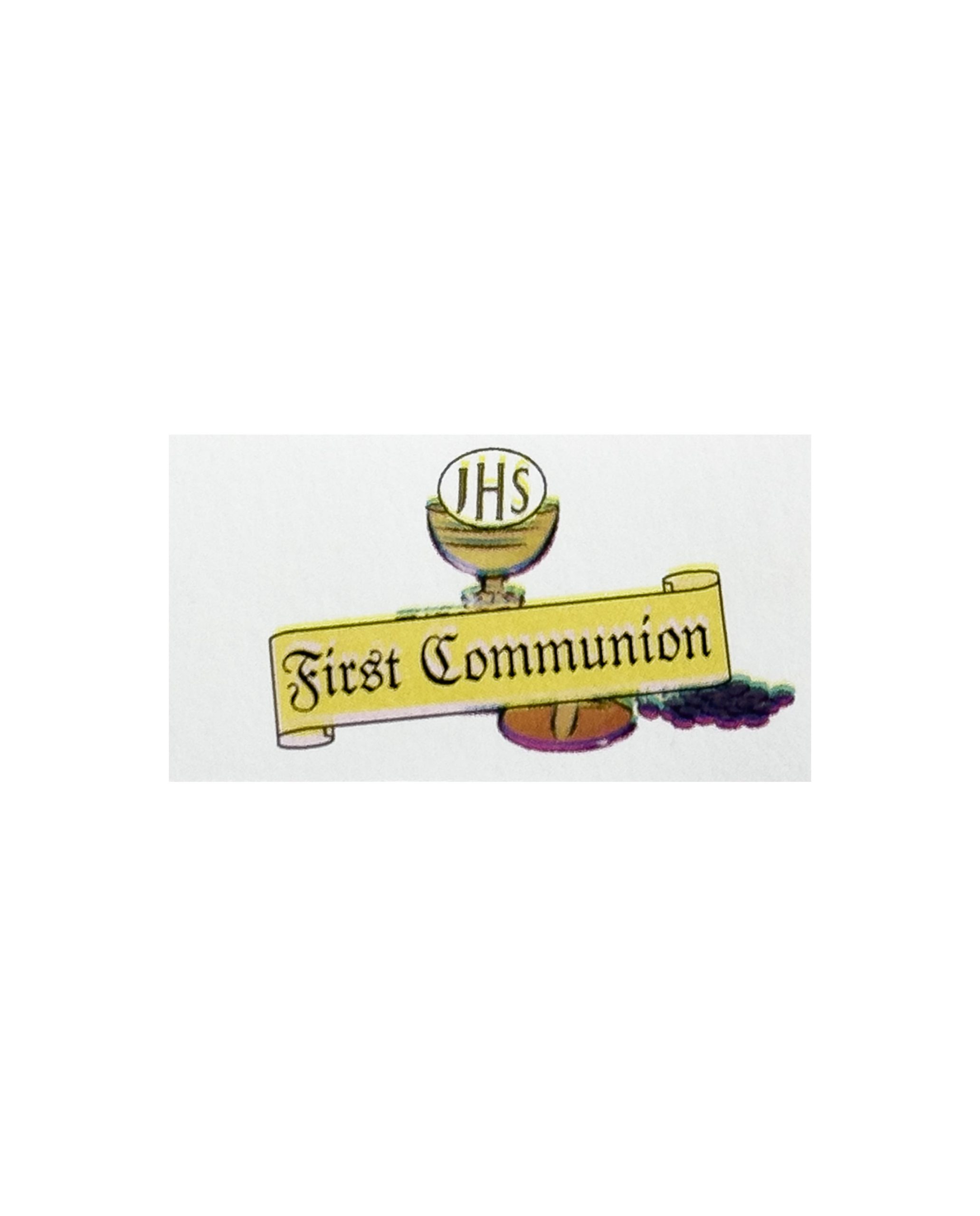 Set di 10 biglietti cerimonia First communion