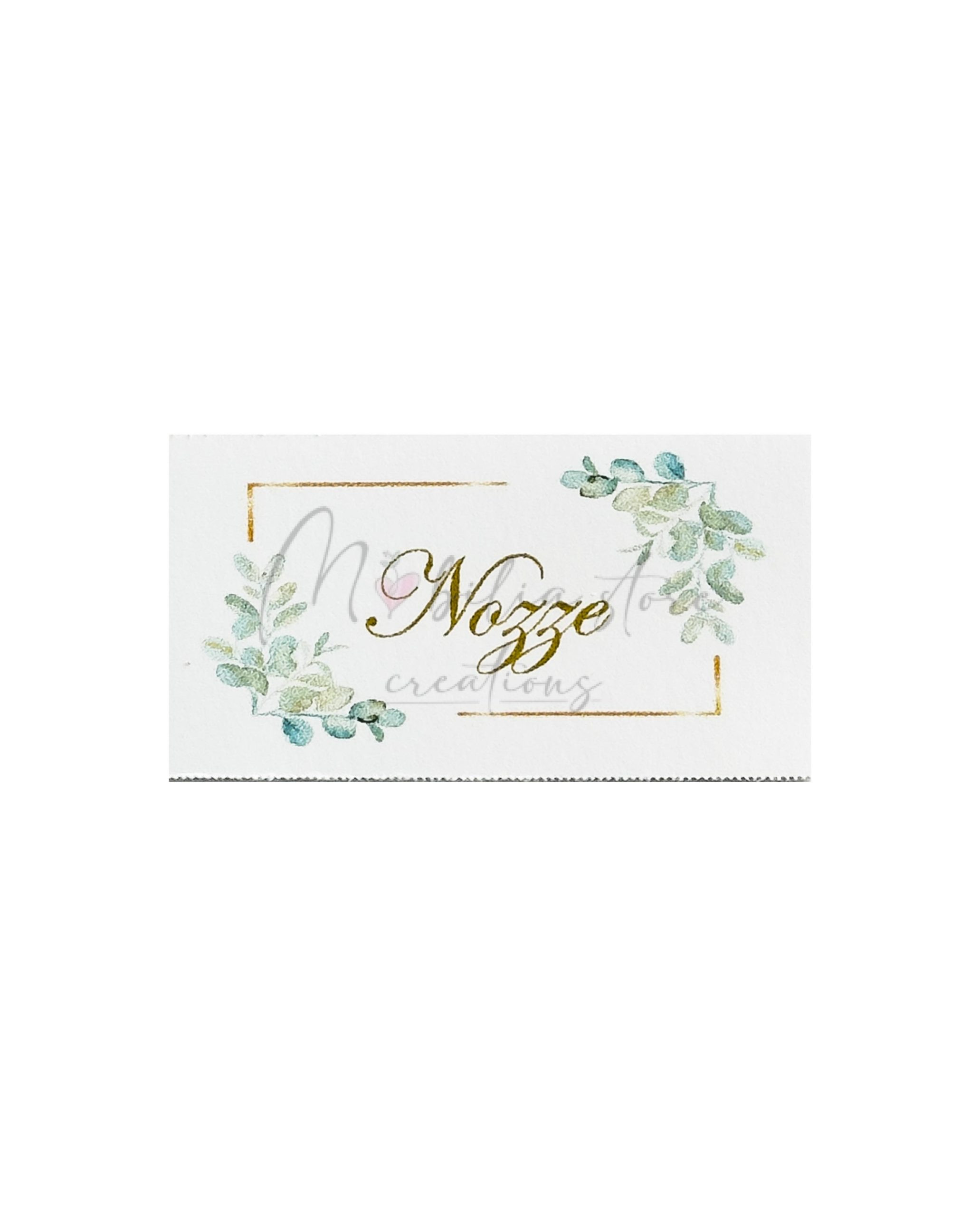 Set di 10 biglietti cerimonia Nozze con foglie