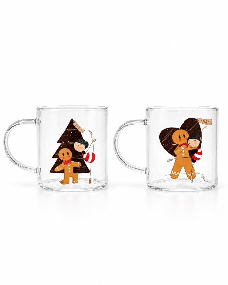 Set 2 Tazze Mug Natalizie assortite La Tipa Cuorematto